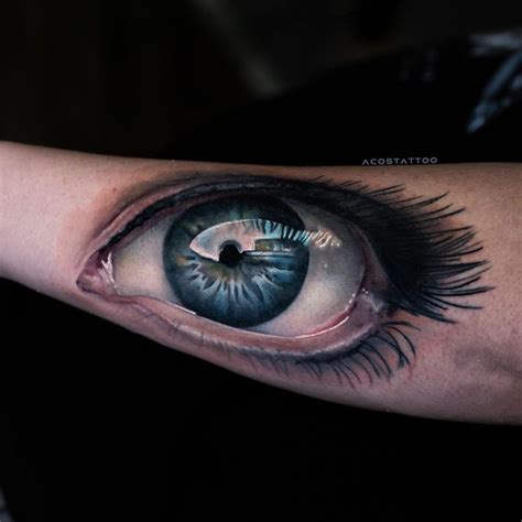 eyeball tattoo on arm